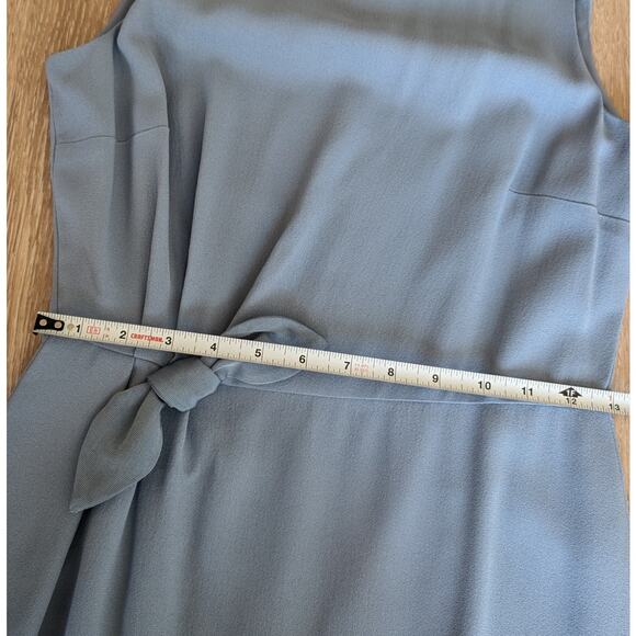 NWT Weekend MaxMara Lamella Light Blue Sleeveless Mini Short Dress, size 2 - Picture 8 of 10